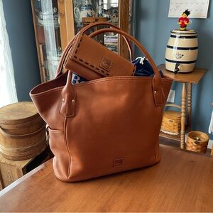 Dooney & Bourke Florentine Kristen and Wallet Natural